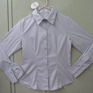 HOTOUCH Womens Cotton Basic Button-Down Long-Sleeve Dress Shirt Slim Fit